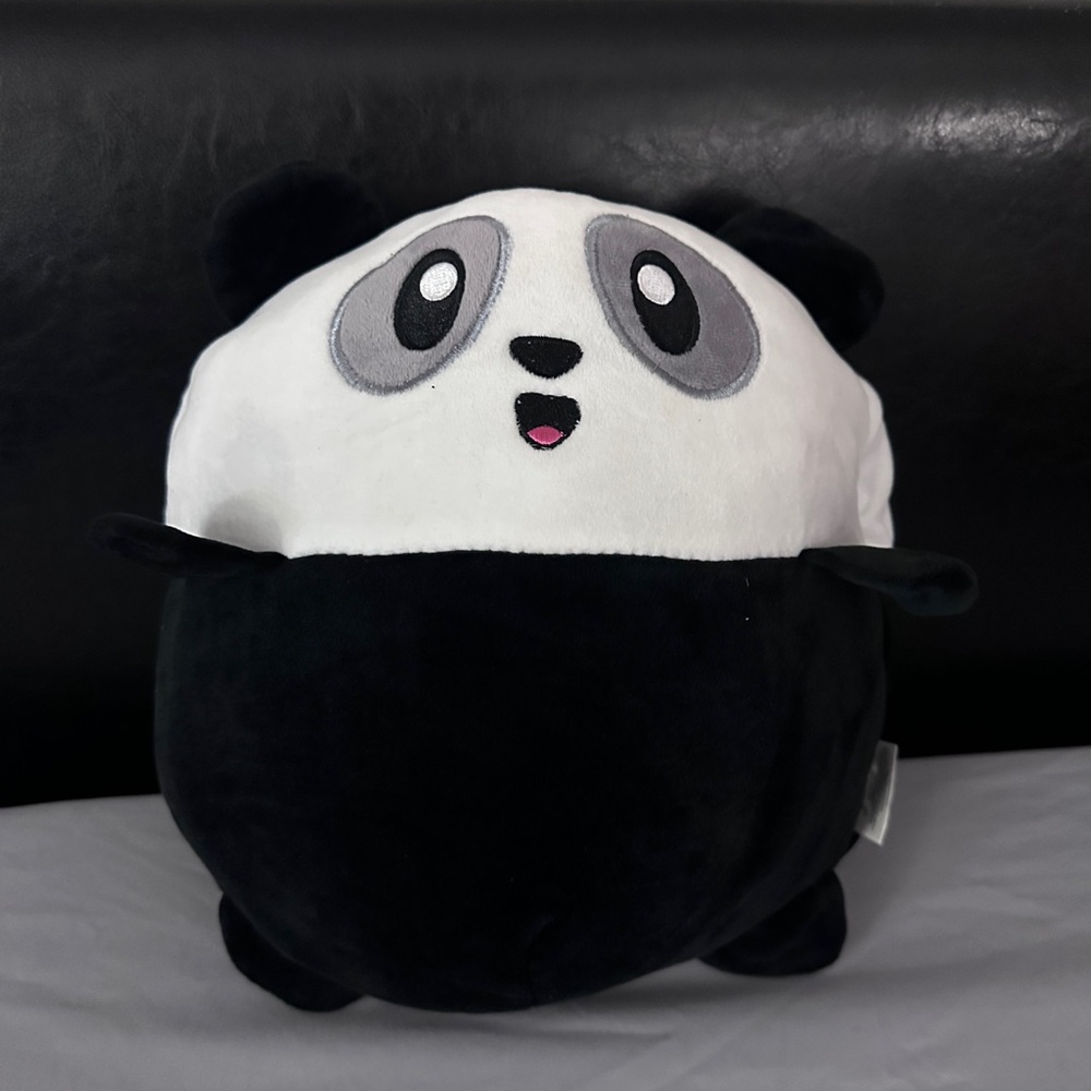 Double plush panda and chick
